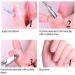 Cuticle Cutter Cuticle Nippers with Cuticle Pusher Precision Nail Clippers for Ingrown Nails Feet and Hands - 3 Pieces Manicure Tools Kit - Buy Online on GoSupps.com