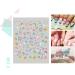 Cute Kawaii Cartoon Nail Art Stickers - 6 Sheets 3D Self Adhesive Decals for Women, Girls, Kids - Nail Design Supplies - Buy Online on GoSupps.com
