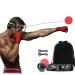NDGDV Boxing Reflex Ball, 2 Difficulty Level Boxing Ball Set with Headband, Perfect for Training Speed Reaction, Accuracy, MMA & Krav Mega, Focus, Punching Speed, Fight Skill, Hand Eye Coordination Pack of 2 Red,Black