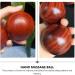 Natural Solid Wood Massage Ball - 2-Pack Hand & Foot Massager - 5cm Round Massage Balls for Hand Exercise | Health & Wellness - Buy Online on GoSupps.com