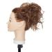 Light Brown Synthetic Messy Hair Bun Chignon Extension - Wavy Updo Scrunchy - Buy Online on GoSupps.com