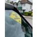 Baby On Board Car Sign | Micro-Perforated Vinyl Sticker | Easy Apply & Remove | Ultra Durable & Weatherproof | 5x5 | Baby Feet Design - Buy Online on GoSupps.com