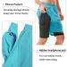 TENJOY Men's 2 in 1 Running Shorts - Quick Dry Athletic Workout Shorts with Phone Pockets (Light Blue, Large) - Buy Online on GoSupps.com