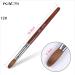 Kads Kolinsky Nail Brush Set for Acrylic Nails - Rosewood Nail Art Tool (4 Pcs) | Premium Manicure Accessories - Buy Online on GoSupps.com