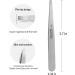 Stainless Steel Precision Eyebrow Tweezers Flat Tweezers for Eyebrows for Women-for Facial Hair and Ingrown Hair Removal Beauty Tools - Buy Online on GoSupps.com