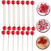 HOMSFOU 600 Pcs Artificial Berries Holly Berries Branch Artificial Red Berry Stem Artificial Holly Berries Round Ball Christmas Decor Christmas Tree Decorations Wreath Foam Cherry - Buy Online on GoSupps.com