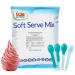 ZippySweets - Soft Serve Ice Cream Machine Mix Cherry Flavour Soft Serve Mix 4.5 Pound Bag with 4 Colour Changing Spoons - Enhance Your Ice Cream Experience!