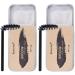 Lurrose 2PCs eyebrow soap kit brow styling soap gel long eyebrow setting gel waterproof eyebrow color make-up balm pomade with brush eyebrow trimmer