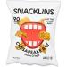 SNACKLINS Plant Based Crisps, Low Calorie Snacks, Vegan, Gluten-Free, Grain-Free, Healthy, Crunchy, Puffed Snack - Chesapeake, 0.9oz (Pack of 12) 0.9 Ounce (Pack of 12)