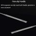 Stainless Steel Tongue Cleaner Scraper - Fresh Breath Oral Care Tool with Case | 13x6.5cm - Buy Online on GoSupps.com