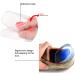Silicone Gel Heel Cups for Plantar Fasciitis & Heel Pain Relief - Set of 3 Gel Heel Cushions - Shock Absorbing Support for 7.5-10.5 Women & 6-9 Men - Buy Online on GoSupps.com