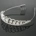 Bseash Silver Crystal Tiara Crown Headband for Women Girls - Perfect for Weddings, Proms, and Parties - Buy Online on GoSupps.com