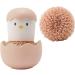 2PCS Eggshell Dish Washing Fiber Ball Cute Egg Shape Kitchen Cleaning Brush Detachable Dish Washing Fiber Ball Wash Pot Brush Multifunctional Cleaning Ball Washing Dish Brush Scrubber - Buy Online on GoSupps.com