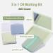 Blotting Paper for Oily Skin - Natural Blotting Paper - Easy use for Perfect Oily Skin Control - Made from Green Tea Extracts+Compact Mirror+Powder Puff - 300 Oil Absorbing Sheets for Face - Buy Online on GoSupps.com