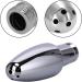 New Nozzle Clean Shower Head 2 Shower Heads 3 Aluminum Cleaner Flushing Cleansing System (Silver) - Buy Online on GoSupps.com