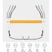 Buy Progressive Multifocal Reading Glasses - Blue Light Blocking Half Frame 2.5x Magnification for Men & Women - International Shipping Available - Buy Online on GoSupps.com