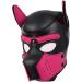 Yiqin RWSX Soft Latex Dog Mask - Petplay Puppy Mask with Removable Mouth for Halloween & Parties - XL Pink - Buy Online on GoSupps.com
