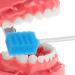 Baluue 100pcs Oral Swabs - Dental Sponge Swabsticks for Mouth & Gum Cleaning | Individual Packages Sawtooth-Shaped - Buy Online on GoSupps.com