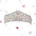 Lurrose Luxury Baroque Rhinestone Tiara & Crown - Vintage Bridal Headband for Weddings & Festivals (Gold & Silver) - Buy Online on GoSupps.com