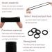 Buy Seamless Hair Ties for Women Men Girls & Kids - No Damage Rubber Bands for Thick & Curly Hair - 100 Count Brown Ponytail Holders - Buy Online on GoSupps.com
