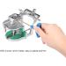 Tooth Magnetic Articulator - Adjustable Occlusion Frame for Dentists & Learners | Type 2 | Ideal for Prosthesis & Resin Teeth - Buy Online on GoSupps.com