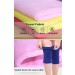Buy Cotton Non-Slip Knee Pads | Soft Absorbent Support Brace for Men & Women | Perfect for Running Gym Yoga & Dance - 1 Pair (Blue - Buy Online on GoSupps.com
