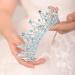 JWICOS Princess Tiara and Crown for Women - Wedding Headband with Comb, Crystal Rhinestone Hair Accessory for Bride, Bridesmaid, Prom - Blue - Buy Online on GoSupps.com