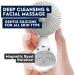ZAQ Tara Sonic Vibrating Magnetic Beads Rechargeable Facial Cleansing Brush - Waterproof (Black) - Buy Online on GoSupps.com