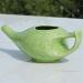 HEALTHANDWEALTH Ceramic Neti Pot for Nasal Cleansing | 10 sachet Neti Salt | Durable 225 ml Capacity | Green - Buy Online on GoSupps.com