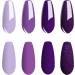 Vishine Purple Gel Nail Polish Kit- 4 Colours Gel Polish Set Grape Purple Glitter Nail Polish Soak Off UV LED Nail Lamp Gel Nail Kit 8ml Nail Art Manicure Salon DIY at Home 4 Colour-C017 - Buy Online on GoSupps.com