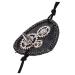 Beavorty prom props gear clock eye patch Decor Blindfold make up eye mask medium Black