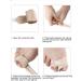 Soft Toe Finger Straightener - High Elasticity, Skin-Friendly Separator for Curled Pinky Toes - Foot Care Correction - Buy Online on GoSupps.com