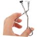 Housoutil Fake Eyelash Curler Partial Eyelash Curler Splitter Travel Make up Stainless Steel Mini Hair Curler - Buy Online on GoSupps.com