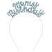 Chanaco Birthday Crowns for Women  Birthday Tiara Birthday Headband Birthday Girl Crown Happy Birthday Decorations for Women (Blue) Q