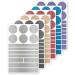 Reflecto Stick-on Reflector Stickers - 14-Piece Self-Adhesive Set in Metallic Matte Black for Textiles Strollers Helmets & Backpacks - Buy Online on GoSupps.com