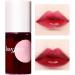 Beliky Girl Moisturizing lipstick for lips mirror finish matte texture for lips cheeks and eyes triple-use lip gloss waterproof sweat-resistant rich color lipstick (CHERRY)