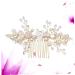 Housoutil Wedding Dress Accessories Women Hair Comb Wedding Hair Comb Crystal Hair Comb Bridal Hair Comb Hair Accessories Alloy Headgear Women's - Buy Online on GoSupps.com