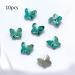 FEIlei 10x/Set Butterfly Nail Rhinestones Square Nail Charms DIY Hearts Nail Art Charms - Buy Online on GoSupps.com