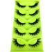 HBZGTLAD 3D Cat-Eye Mink Eyelashes - Curled Winged Thick & Natural False Eyelashes (MF-6) - Soft & Realistic - Buy Online on GoSupps.com