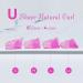 Lash Lift Rods - No Glue Self-Sticky Flexible Reusable Eyelash Perming Curler & Shields (Pink) - International Shipping Available - Buy Online on GoSupps.com