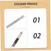 MUSISALY 12pcs Lying Silkworm Eyeliner Glitter Eyeshadow Gel Waterproof Eye Liner Pencil Eyeliners White Wood - Buy Online on GoSupps.com