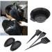 Premium 9-Piece Hair Dye Kit Complete Set with Bowl Brush Gloves & Cape for Salon & Home Use - International Shipping Available - Buy Online on GoSupps.com