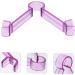 Baluue Lip Muscle Trainer Mouth Trainer Face Exerciser Lift Oral Exerciser Exerciser Muscle Lips Trainer Lips Slimming Exerciser Muscle Tightening Lips Shaper Lift Tool 9.30X7.70X1.50CM Purple - Buy Online on GoSupps.com
