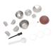 Capsule de caf Rechargeable en Acier Inoxydable Dosette R utilisable Capsules Rechargeables Dosettes de caf R utilisables pour Recharger les Dosettes de