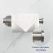 NearMoon Self Adhesive Toilet Paper Holder - Rustproof SUS304 Stainless Steel, No Drilling Needed - 1 Pack Brushed Nickel - Ideal for Bathroom, Kitchen, Washroom - Buy Online on GoSupps.com