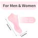 MoyRetty Silicone Moisturizing Socks - Softening Dry Cracked Feet Anti-Slip Aloe Spa Gel Socks for Women - 3 Pairs in Pink White & Brown - Buy Online on GoSupps.com