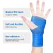 Buy Blue Pre Wrap Tape - 3 Rolls of Athletic Foam Underwrap for Hair & Sports | International Shipping Available - Buy Online on GoSupps.com