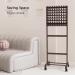 Yumkfoi Wooden Braiding Hair Rack | 144 Pegs Hair Holder for Braiding | 2-Sided Standing Braid Rack with Wheels | Hair Separator Stand & Extension Holder - Buy Online on GoSupps.com