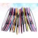 1 Set Nail Stickers for Nail Art Nail Striping Tape Line Nail Decoration Metal Wires Tool Stripe - Buy Online on GoSupps.com