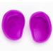 1 Pair Ear Cover Professional Reusable Transparent Ear Staining Caps for Dyeing Purple - Buy Online on GoSupps.com
